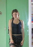 Amateur girl posing in lingerie and nude