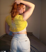 Redhead ex-girlfriend sucks dick
